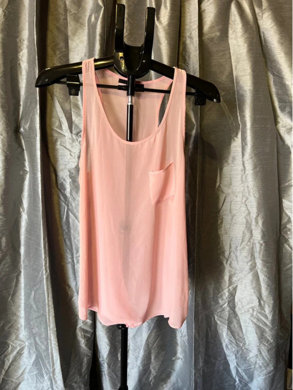 Toxik3 size Med Sheer Pink Tank